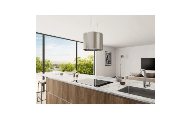 Franke HOOD FSMS F42 SS/BK MATT – дизайнерски островен аспиратор